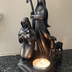 Holy Family Shepard Tea light Candle Holder