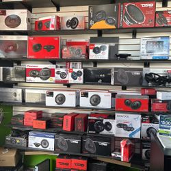 speakers ,stereos,amps, box, and tint
