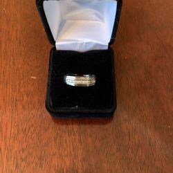 Men’s Wedding Band/white gold