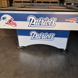 8 Foot New England Patriots Pool Table Used