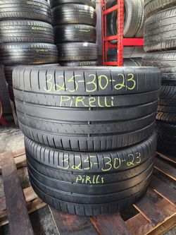 325 30ZR 23 USED TIRES PIRELLI P ZERO 3253023 USED TIRES (PAIR) MOUNT BALANCE INCLUDED