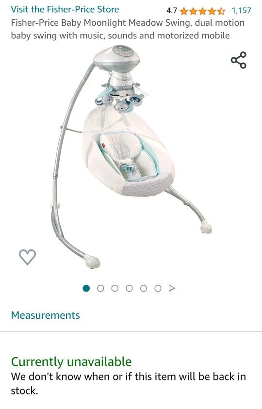 Fisher Price Musical Cradle