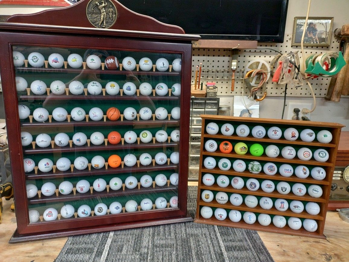 Golf Ball Logo Balls Plus Display Cases 