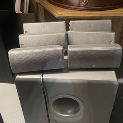 JBL Surround sound Speakers And Subwoofer
