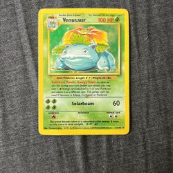 Venusaur Pokemon Card