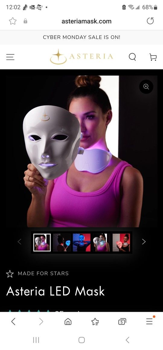 Asteria Led Face Mask New $200
