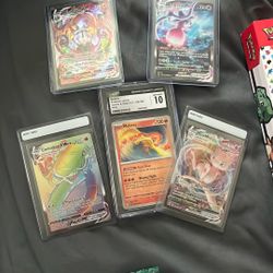 Tons Of Graded Pokémon And Exs, Also Graded Baseball Cards