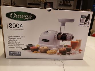 Omega 8004 Juicer Cold Press Masticating