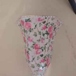 Porcelain Pocket Wall Vase, Jubilee Rose Chintz Collection