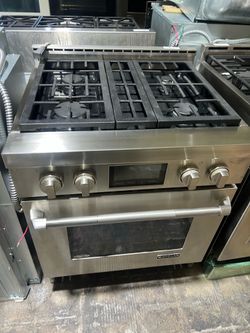 Jenn air 30” stainless steel gas range