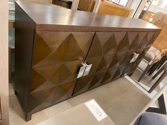 New 72" long Entertainment center/ Credenza solid wood