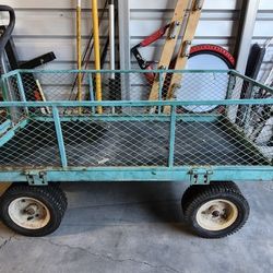 Large 4ft Plus Garden Wagon Kart For Sale