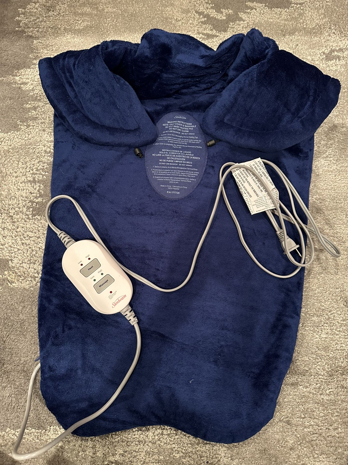 Sunbeam Heating Pad & Massager