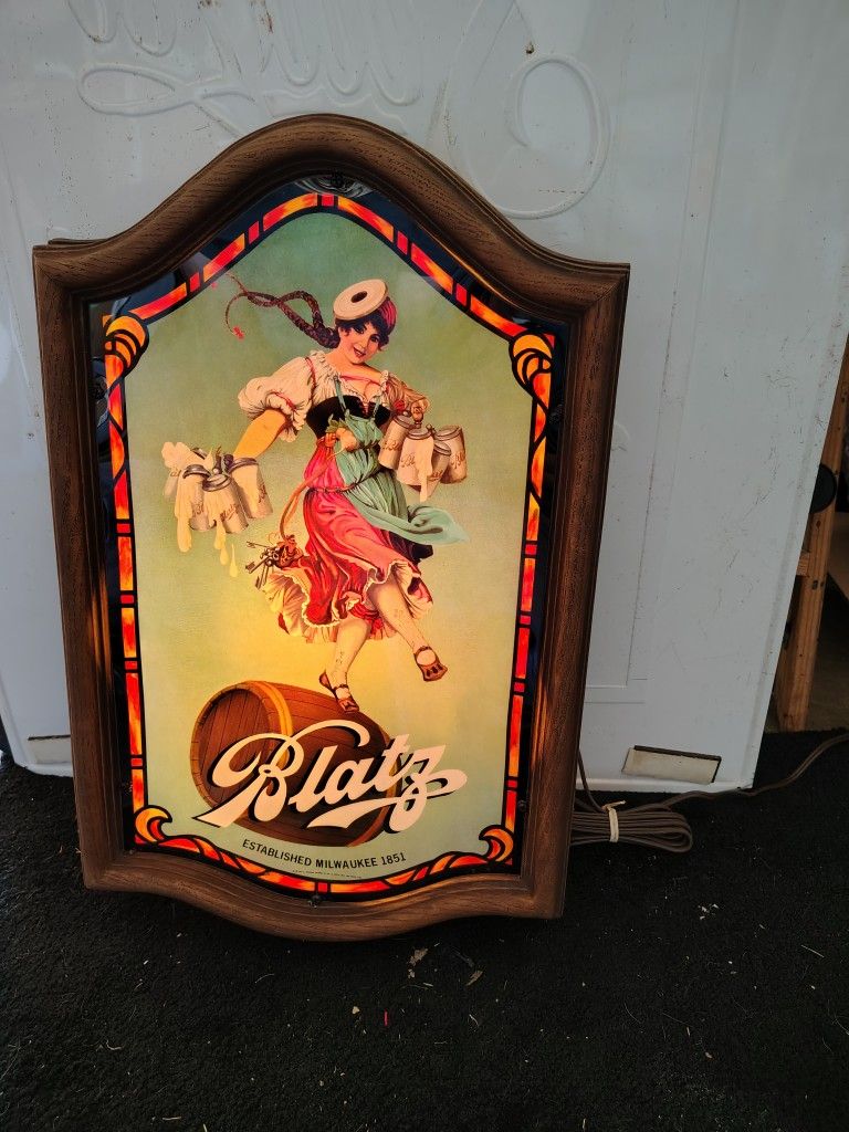 Blatz Beer Sign