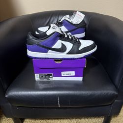 Brand new Nike Dunk Court Purple size 13 with original box.
