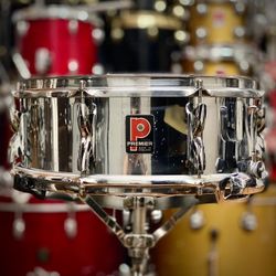 Premier 5x14 “All Metal” Aluminum Snare Drum – 1970s