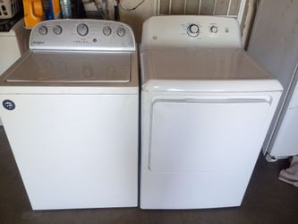 Washer and gas dryer