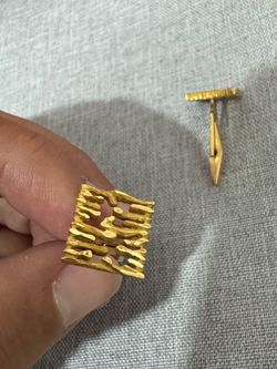 Solid Gold 18k vintage DuPont Cufflinks