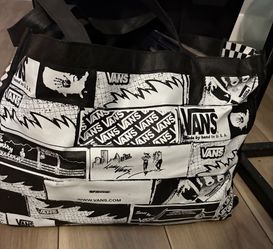 Vans Off The Wall 16” Tote Bag Reusable Shopping