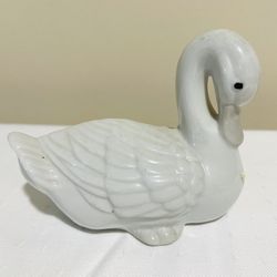 White Swan Porcelain Figurine 