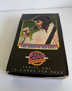 1992 THE ELVIS PRESLEY Collection Series 1 Open Box Trading Card Box 36 packs