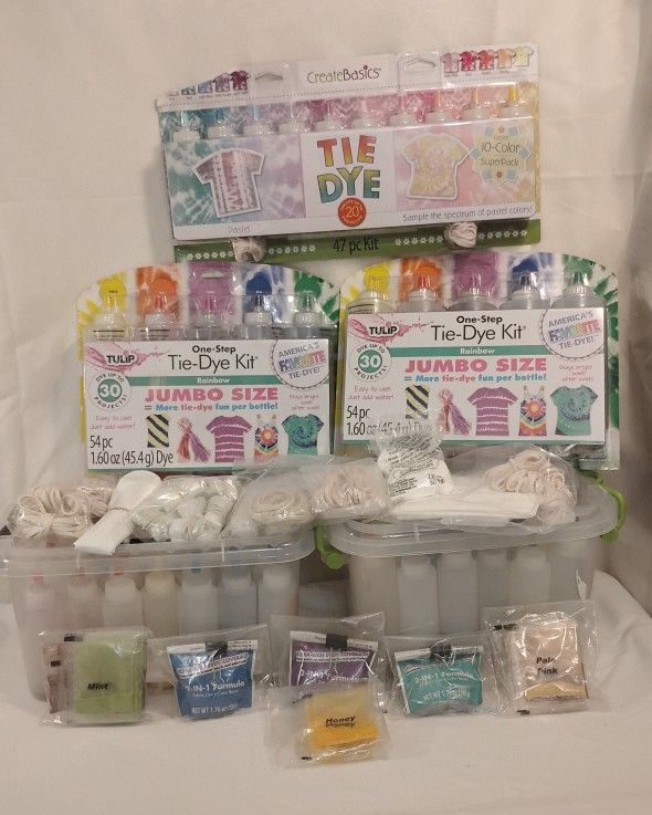 Massive Tie-Dye Kit Bundle – Over $70 Value – All New & Ready to Go!