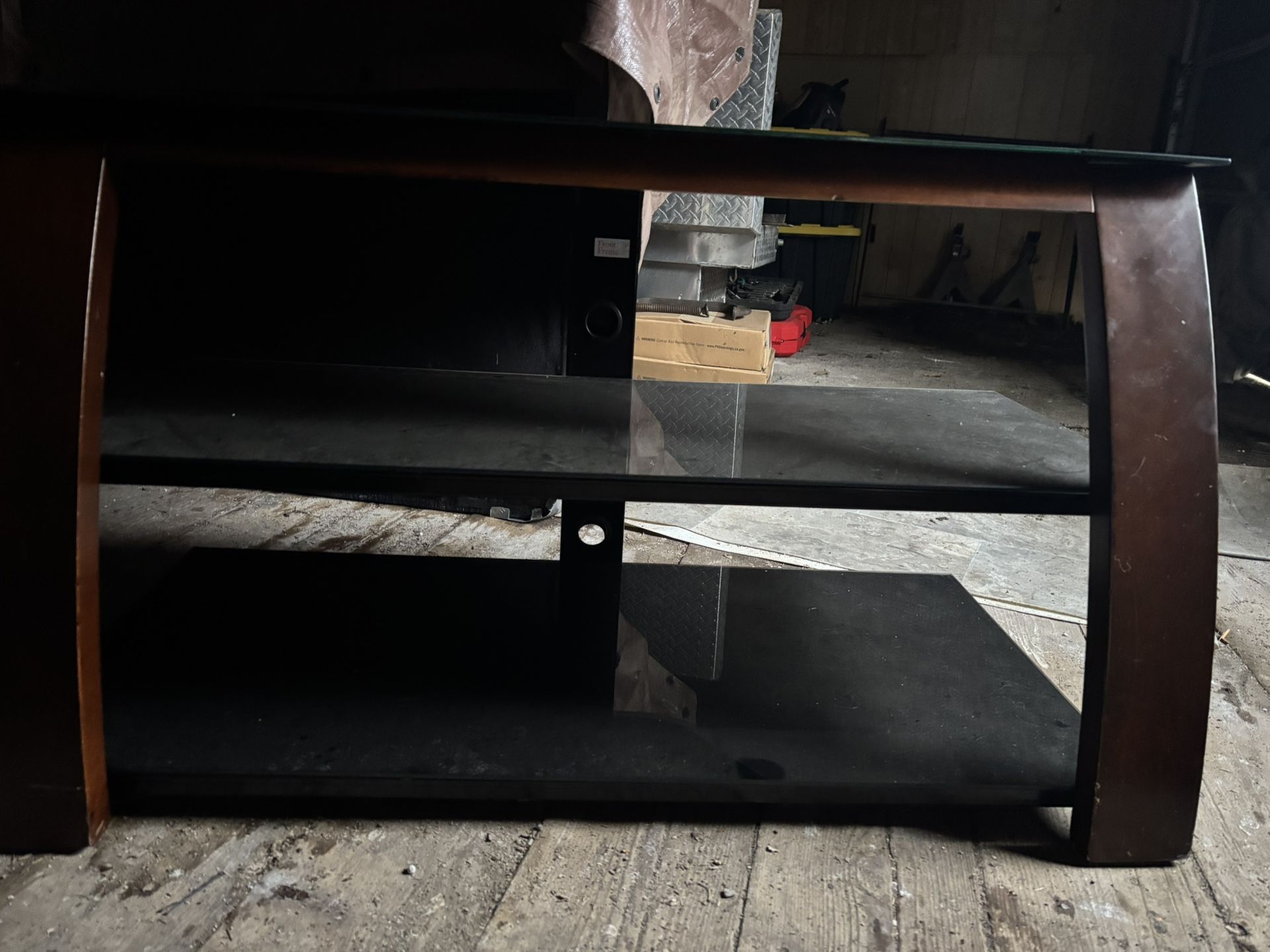 Glass Coffee Table/entertainment Center