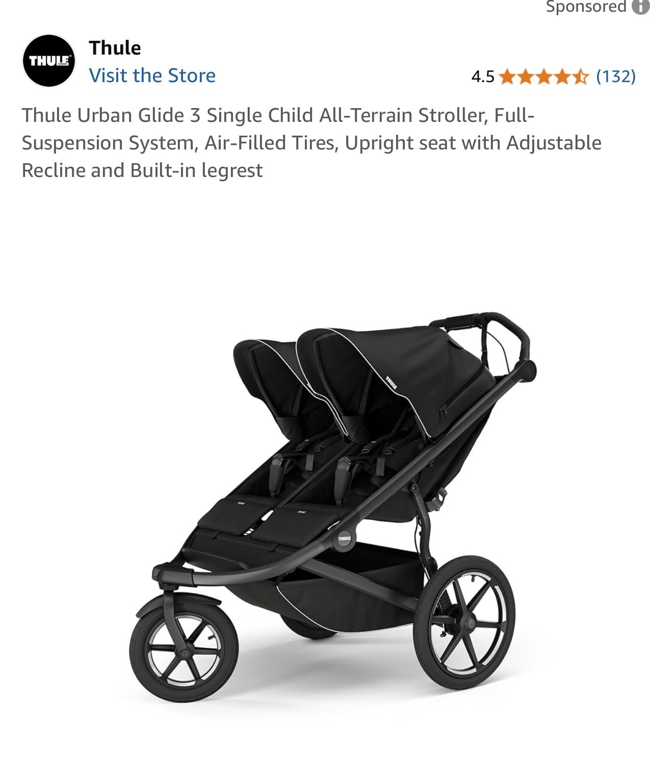 Thule Double Stroller 