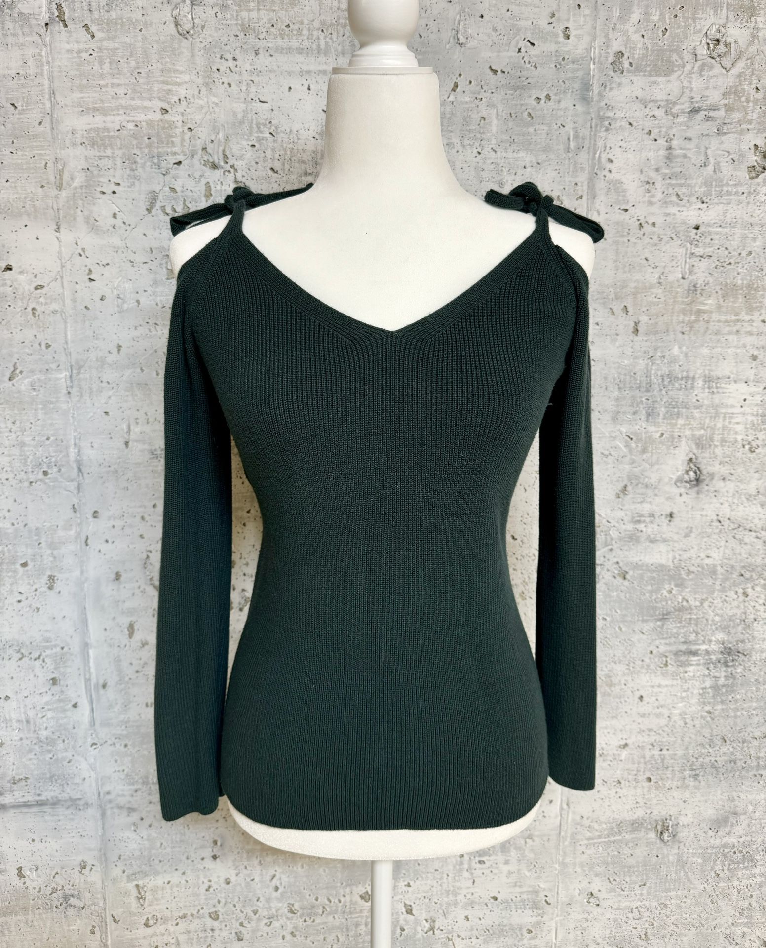 LOFTs Ribbed V-Neck Sweater