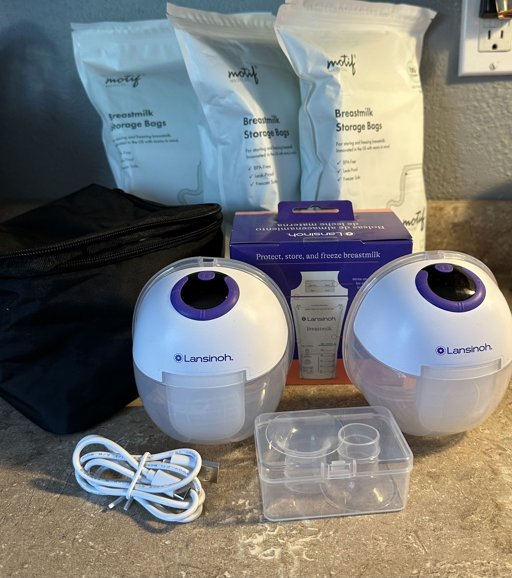 Lansinoh Hands free Portable Breast Pump 