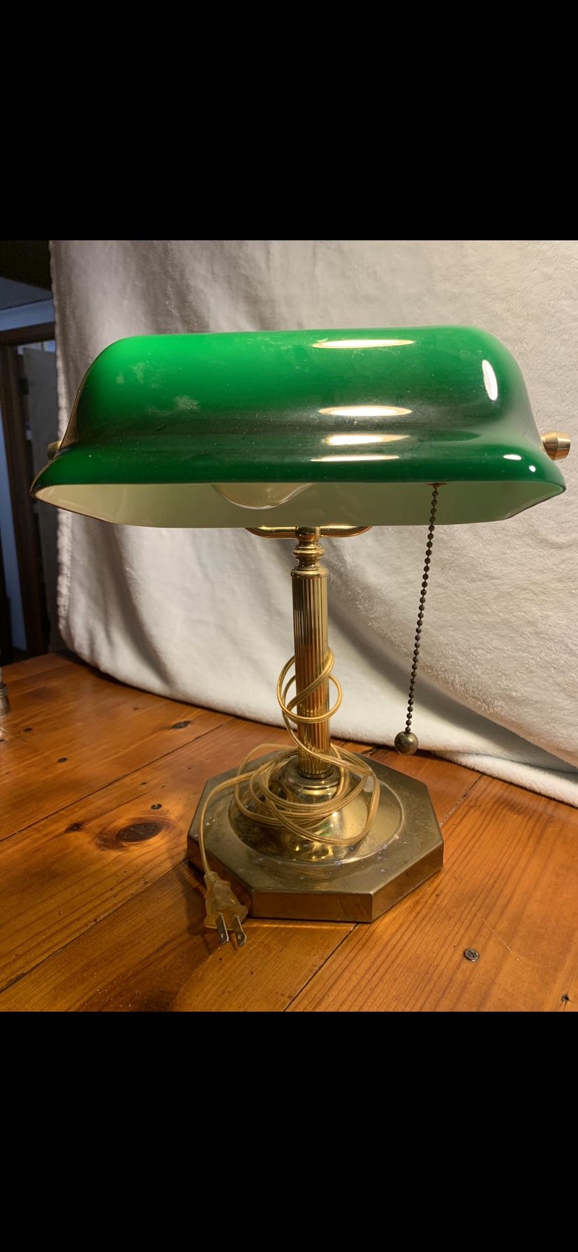 Vintage Bankers Lamp