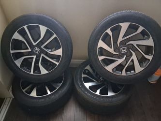 16in Honda Oem Sport Weels And Tires  $ 145 Each