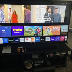 LG 65 Inch Tv With Sound Bar And Sub