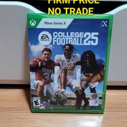 NCAA 25 For Series X, FIRM PRICE, GREAT CONDITION, NO TRADE