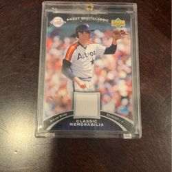 Upper Deck Certified 2007 Memorabilia Jersey Card From Nolan Ryan 