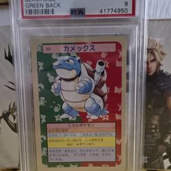 1995 Pokemon Topsun Blastoise Venusaur Psa 9