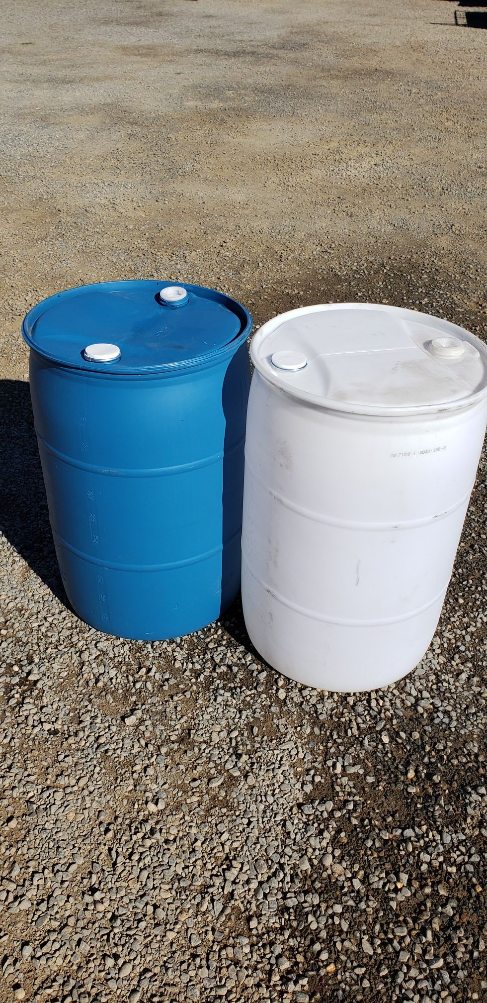 55 Gallon Food Grade Plastic Barrels