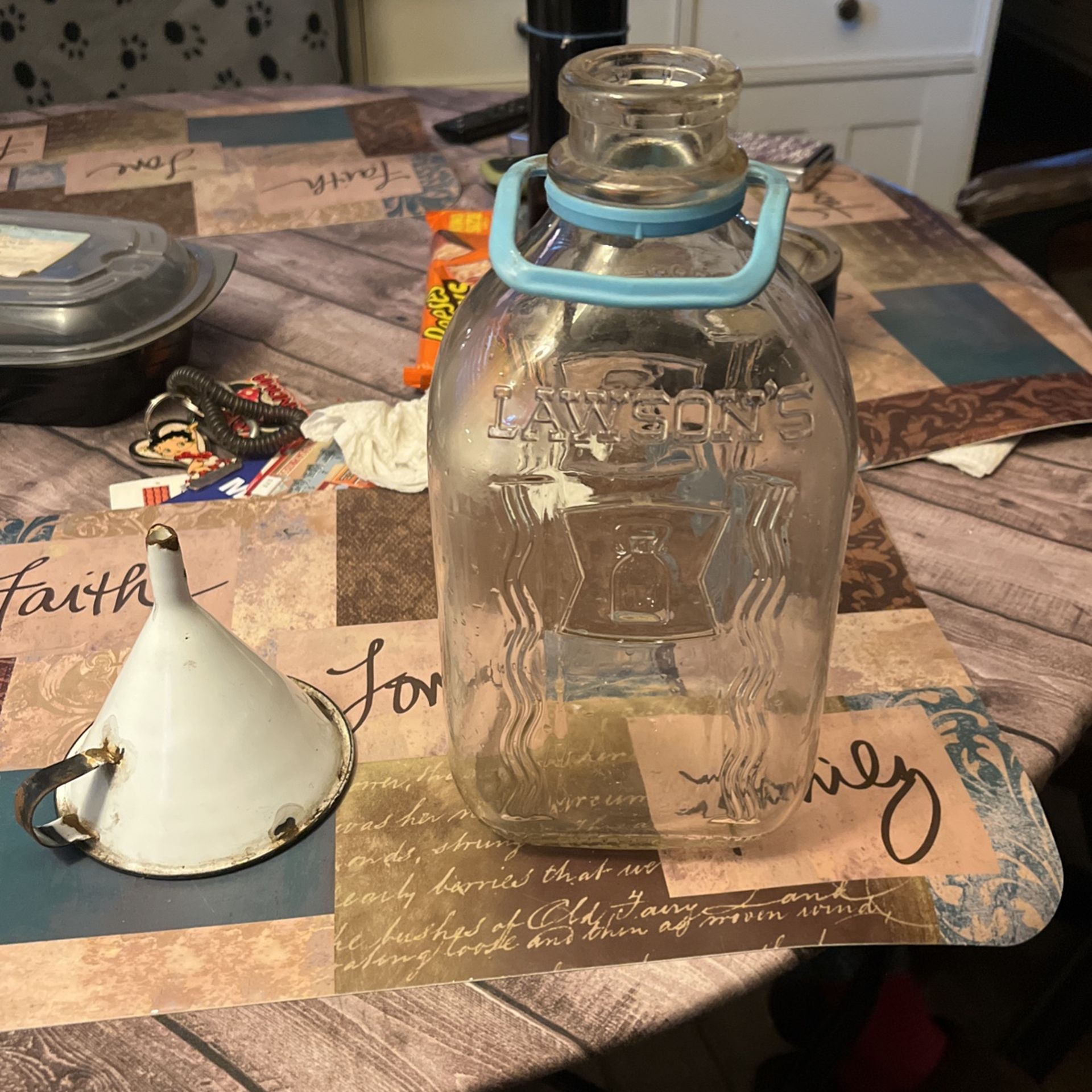 Old Lawson Milk Jug