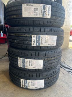 225 65 17 Khumo set de 4 llantas  60k millas de garantía  $499 con Aligment gratis