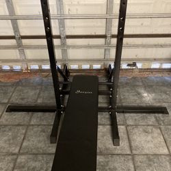 Soozier Weight Bench W Pull Up Station