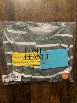 Posh Peanut Dark Sage Stripe 12-18