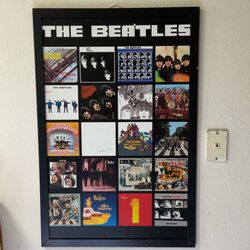 Beatles 20 CD Cover Anthology in Framed Display Case