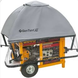 GenTent XL Grey Generator Tent Cover! New open box. Retails $184.99 
