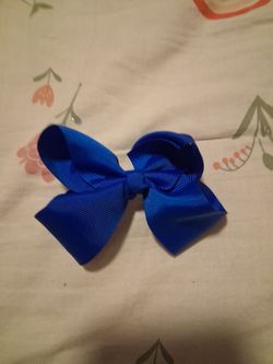 Blue bow