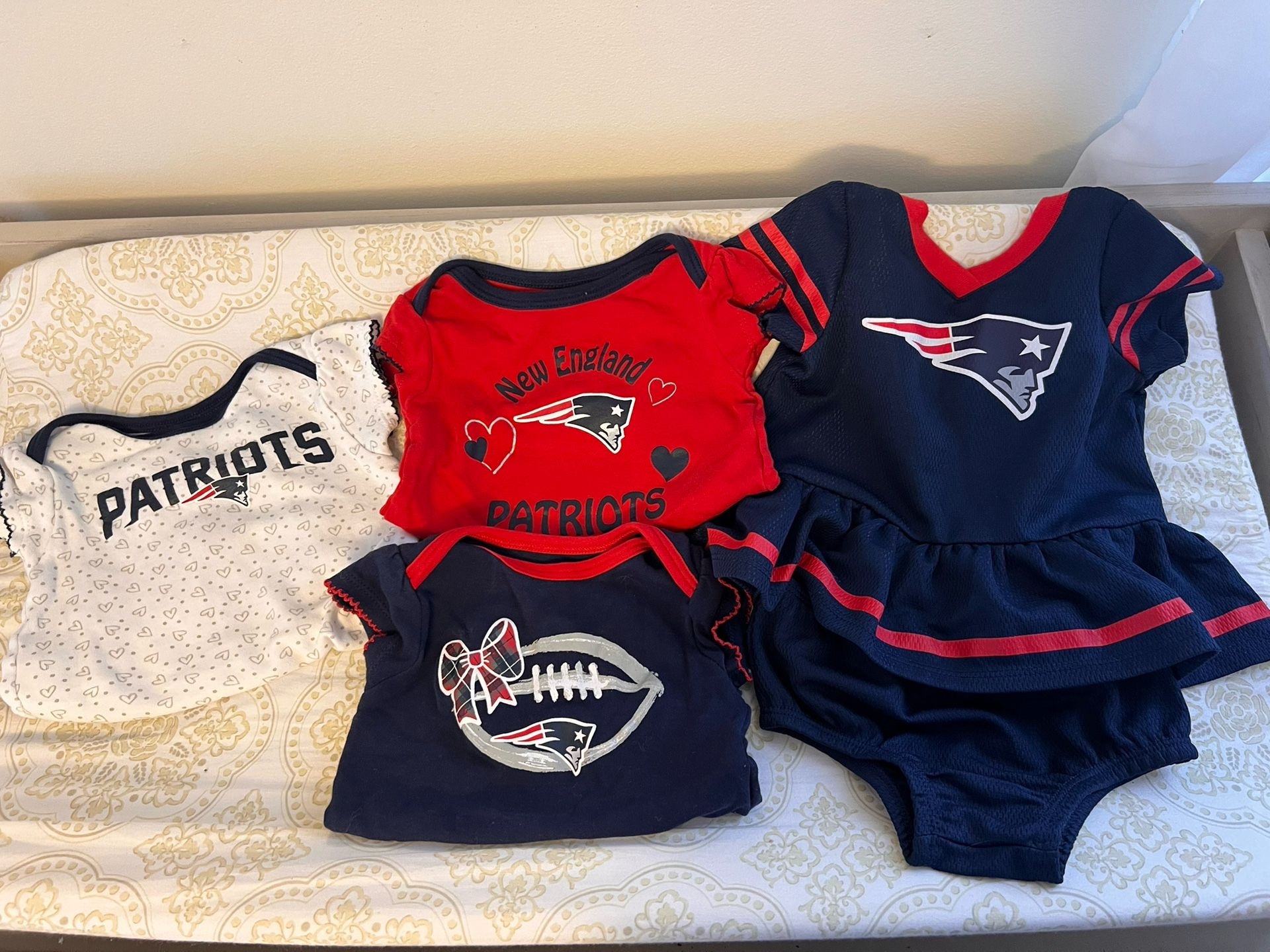 Patriots Onesies And Jersey 