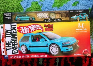 Hot Wheels The Hot Ones '90 Honda Civic EF Building Set CB