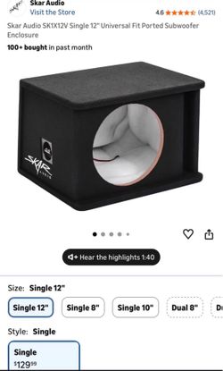 Skar 12" Subwoofer Enclosure