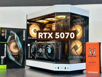 🦊 FOX 70 🦊 FOX CUSTOM BUILD GAMING PC | TOWER | DESKTOP | RIG | AMD RYZEN 7-9700X | NVIDIA RTX 5070 | 32 GB DDR5 RAM | 1 TB SSD | WIN 11|