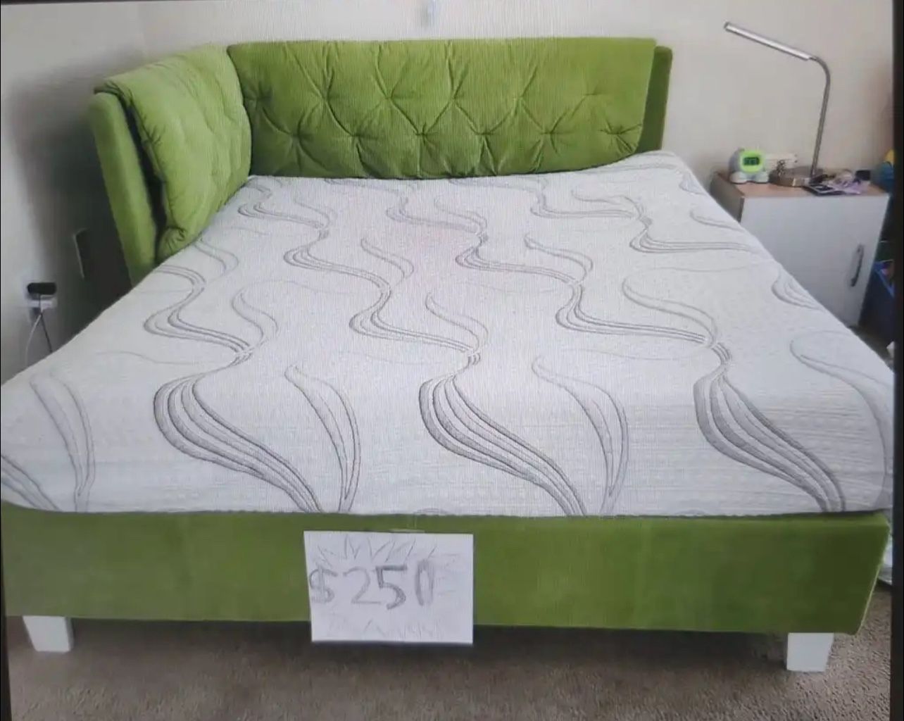 Bed Frame and Mattress