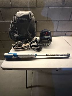 Softballs bat glove helmet bag take all